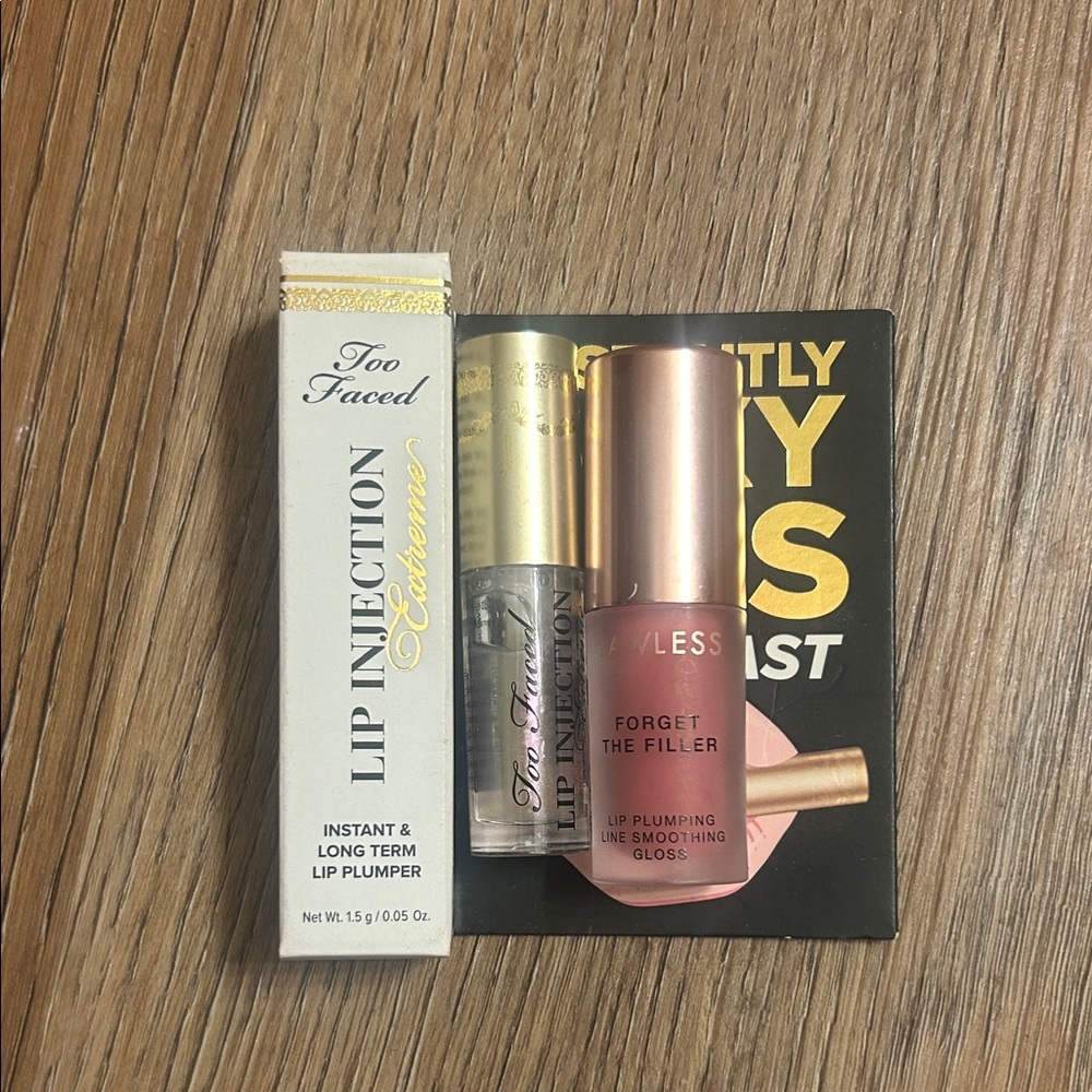 Too Faced Lip Injection Extreme - Gold and Pink